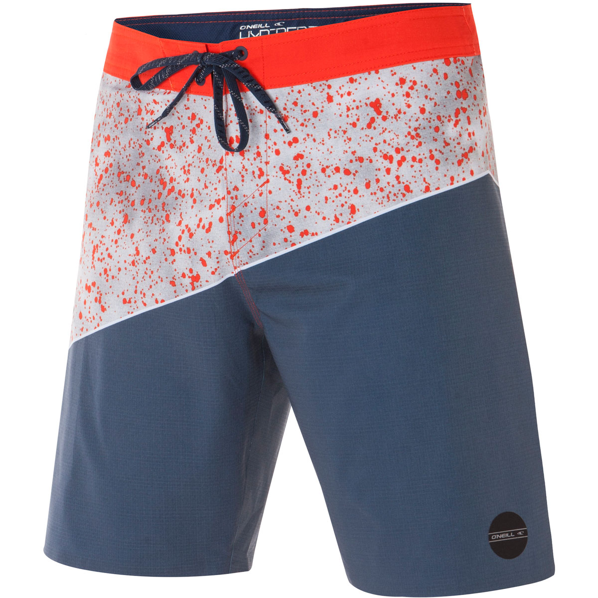 O'Neill Side Wave Men's Boardshort Shorts Neon Red 36