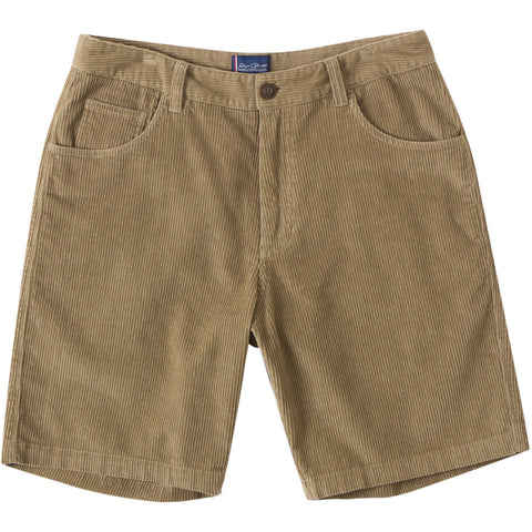 Khaki Corduroy Shorts 