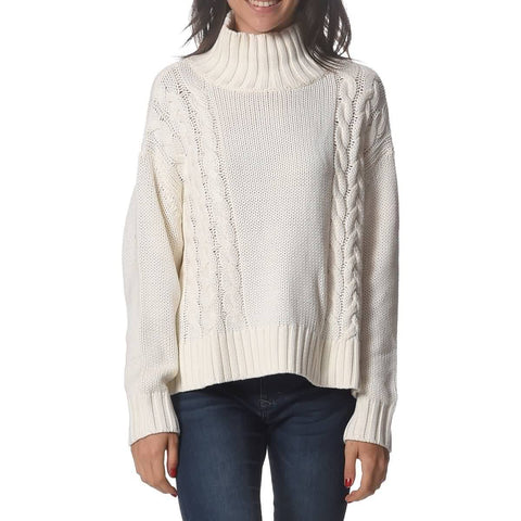 Rusty Lotus Hi Neck Knit Women's Long-Sleeve Shirts (Brand New)