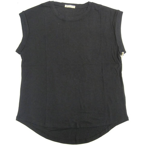 Rusty Blank Rib Rolled Women's Tank Shirts (Brand New)
