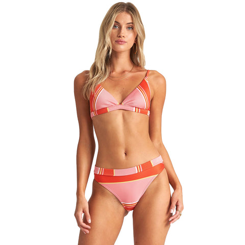 Billabong Tanlines High Point Triangle Women's Top Swimwear (New - Flash Sale)