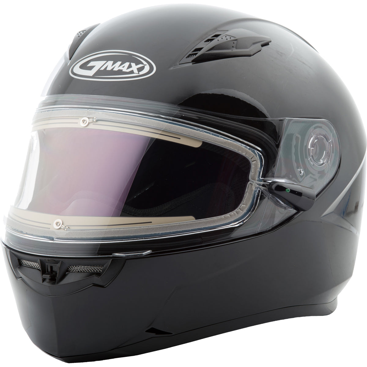 GMAX FF49 Solid Electric Shield Adult Snow Helmets-72-6311-3