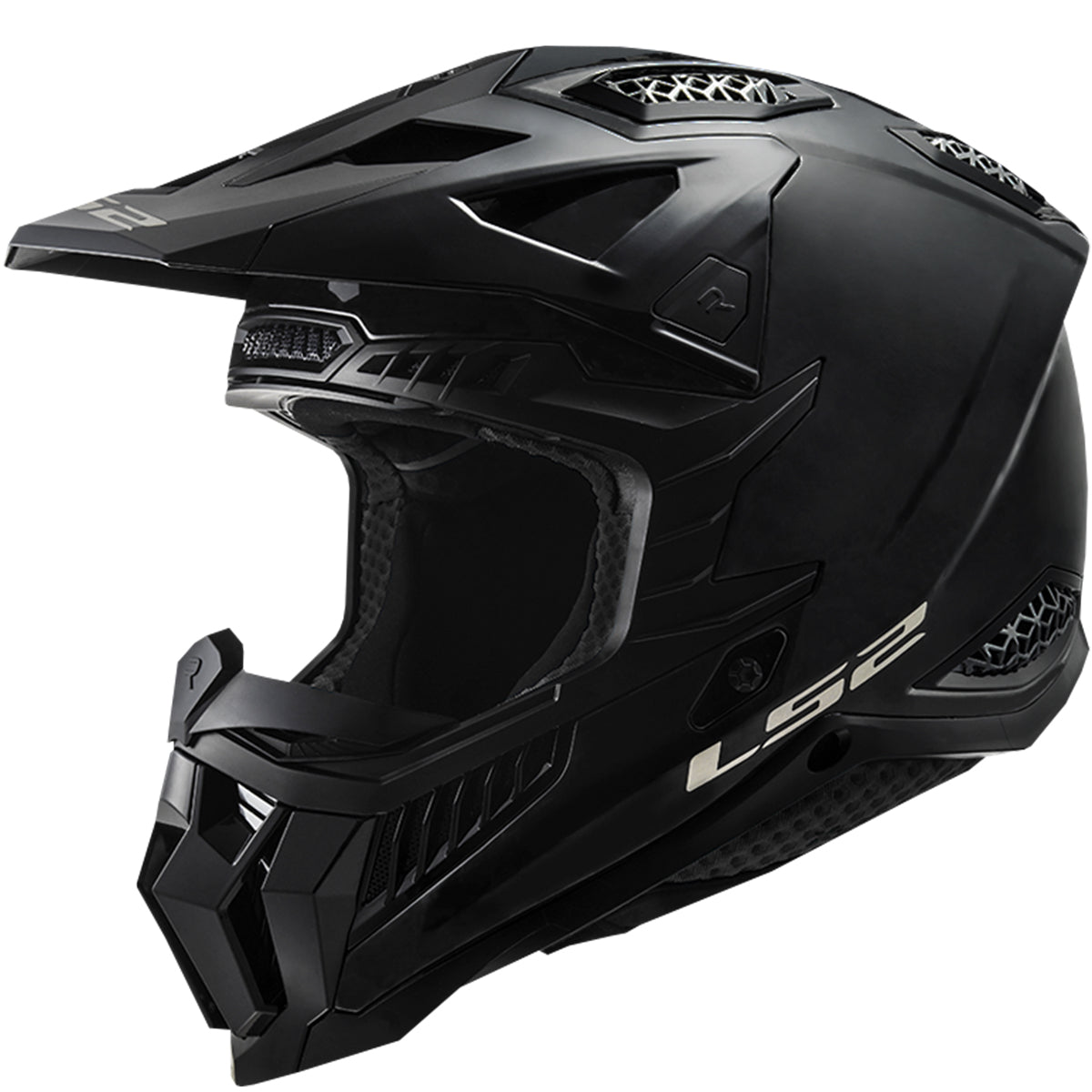 LS2 X Force Solid Full Face MX Motorcycle Helmet Matte Black / L LS2 X Force Solid Full Face MX Motorcycle Helmet Matte Black / L