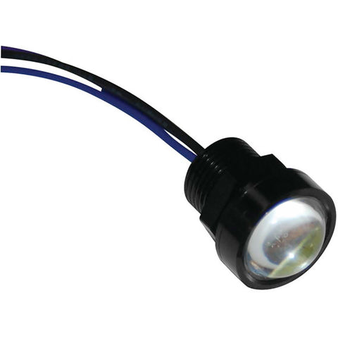 Letric Lighting 9/16 Royal Flush Mount 3-Wire G2 LED Motorcycle Accessories (Refurbished, Without Tags)