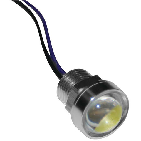 Letric Lighting  9/16 Royal Flush Mount 3-Wire G2 LED Motorcycle Accessories (Refurbished, Without Tags)