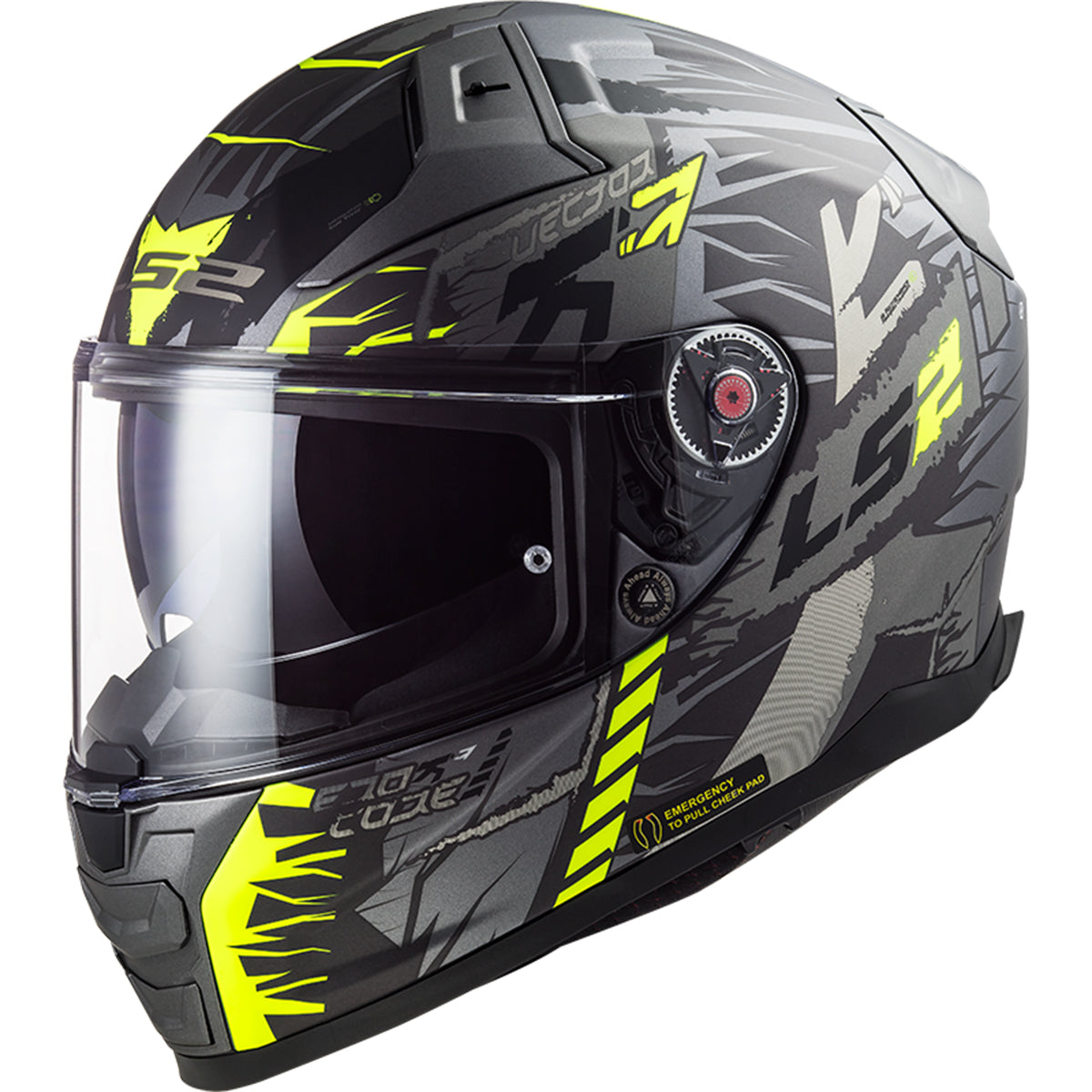 LS2 Citation II Techbot Full Face Adult Street Helmets