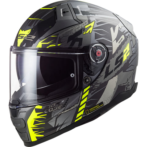 LS2 Citation II Techbot Full Face Adult Street Helmets –