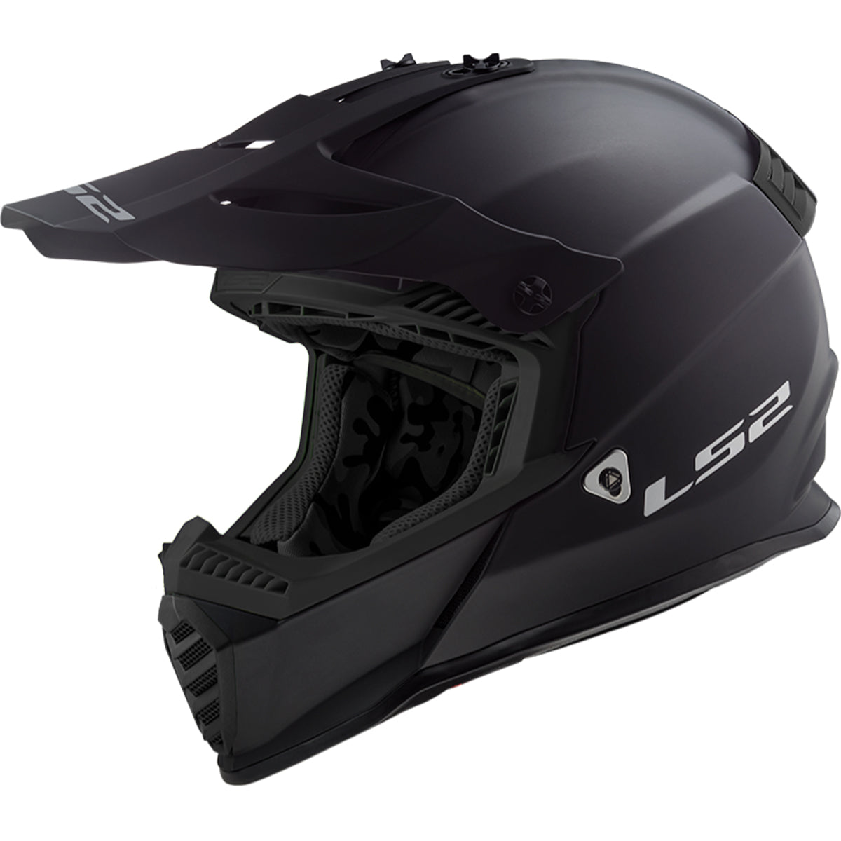 LS2 Gate Solid Full Face MX  Adult Off-Road Helmets-437G