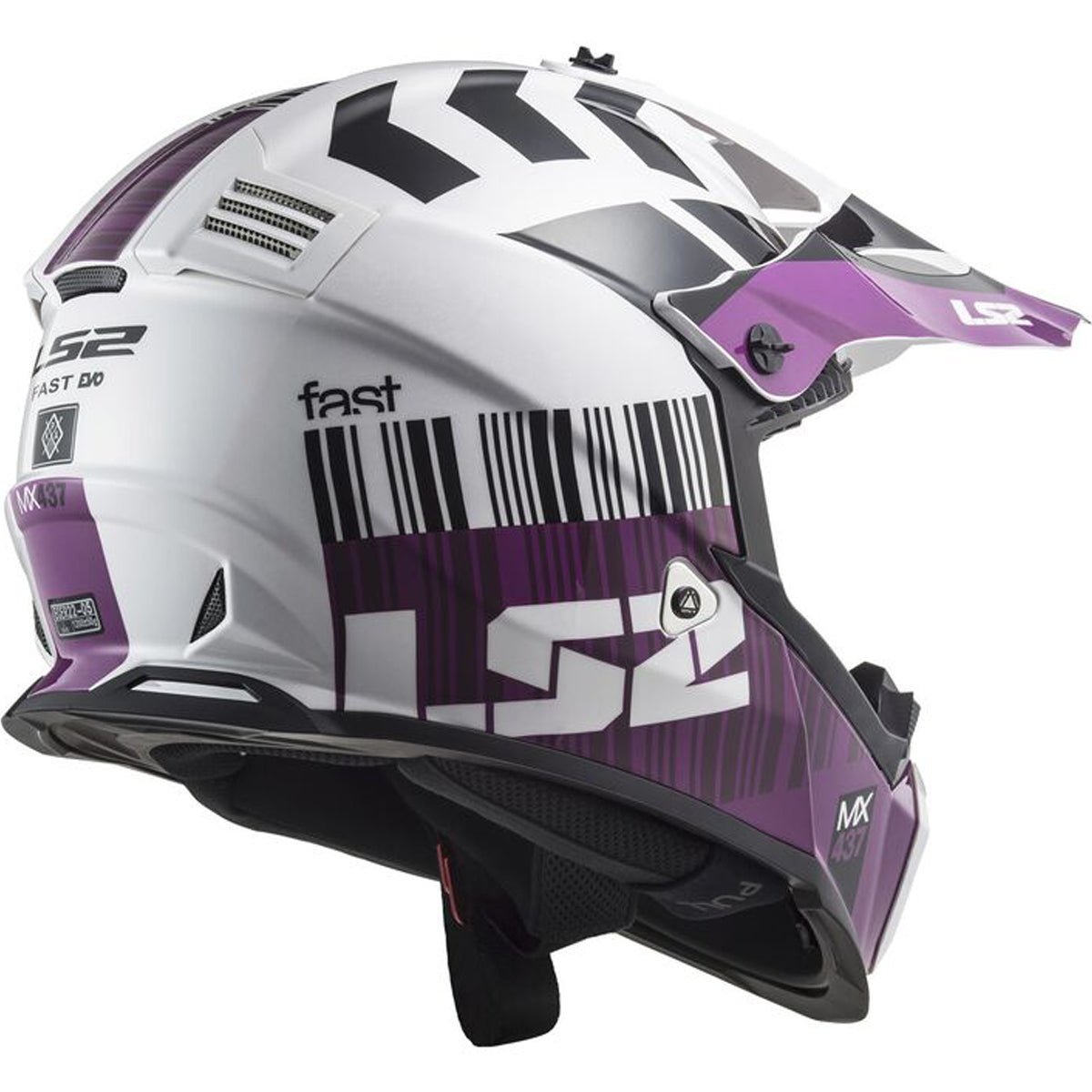 gray ls2 helmet mx LS2 Gate Xcode Full Face Adult Off-Road Helmets – Haustrom.com