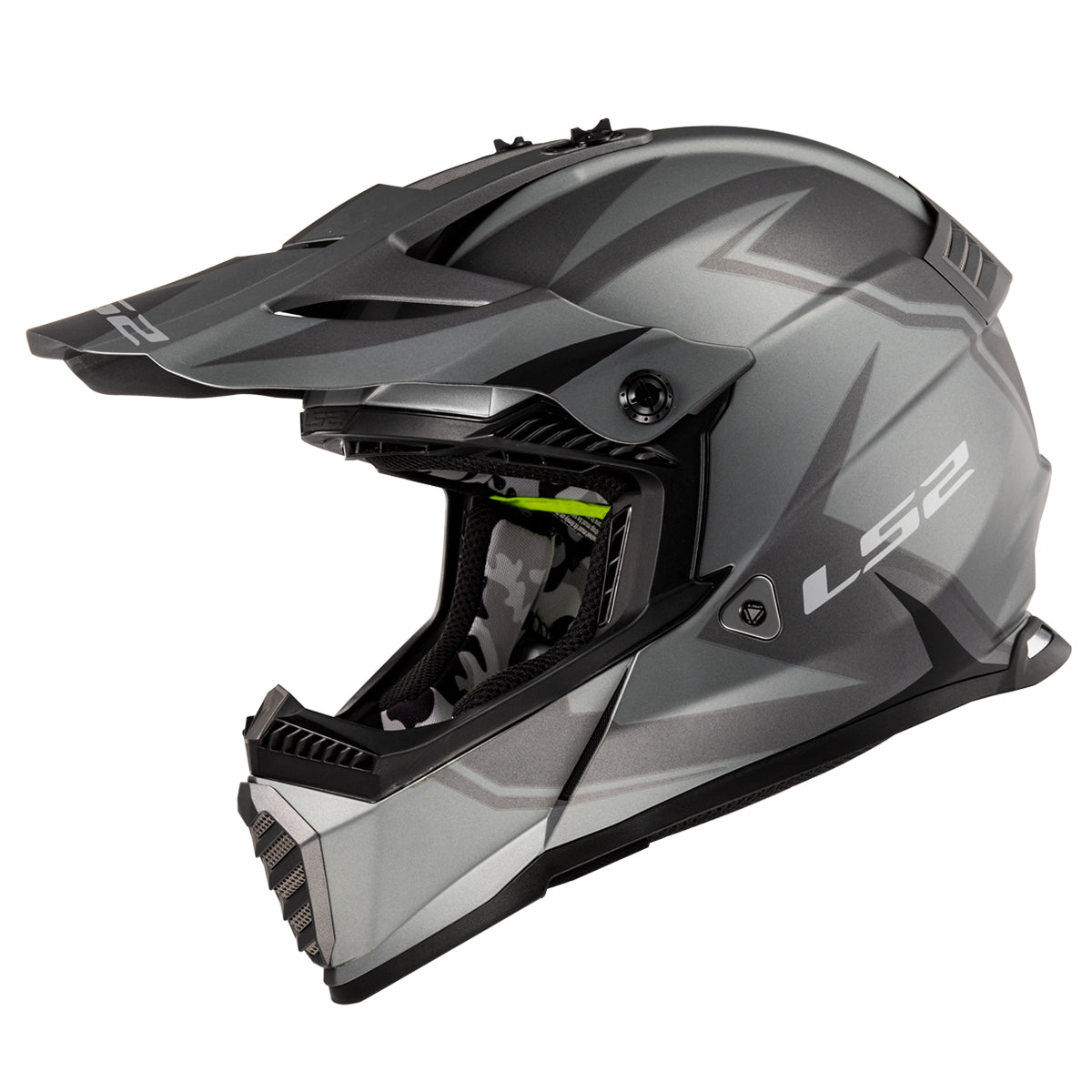 LS2 Gate TwoFace Full Face Youth Off-Road Helmets-437G