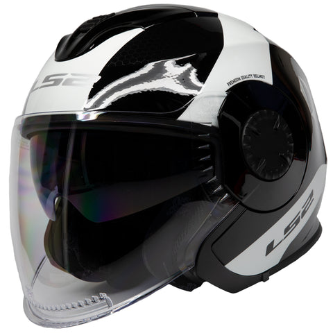 LS2 Verso Rave Open Face Adult Cruiser Helmets