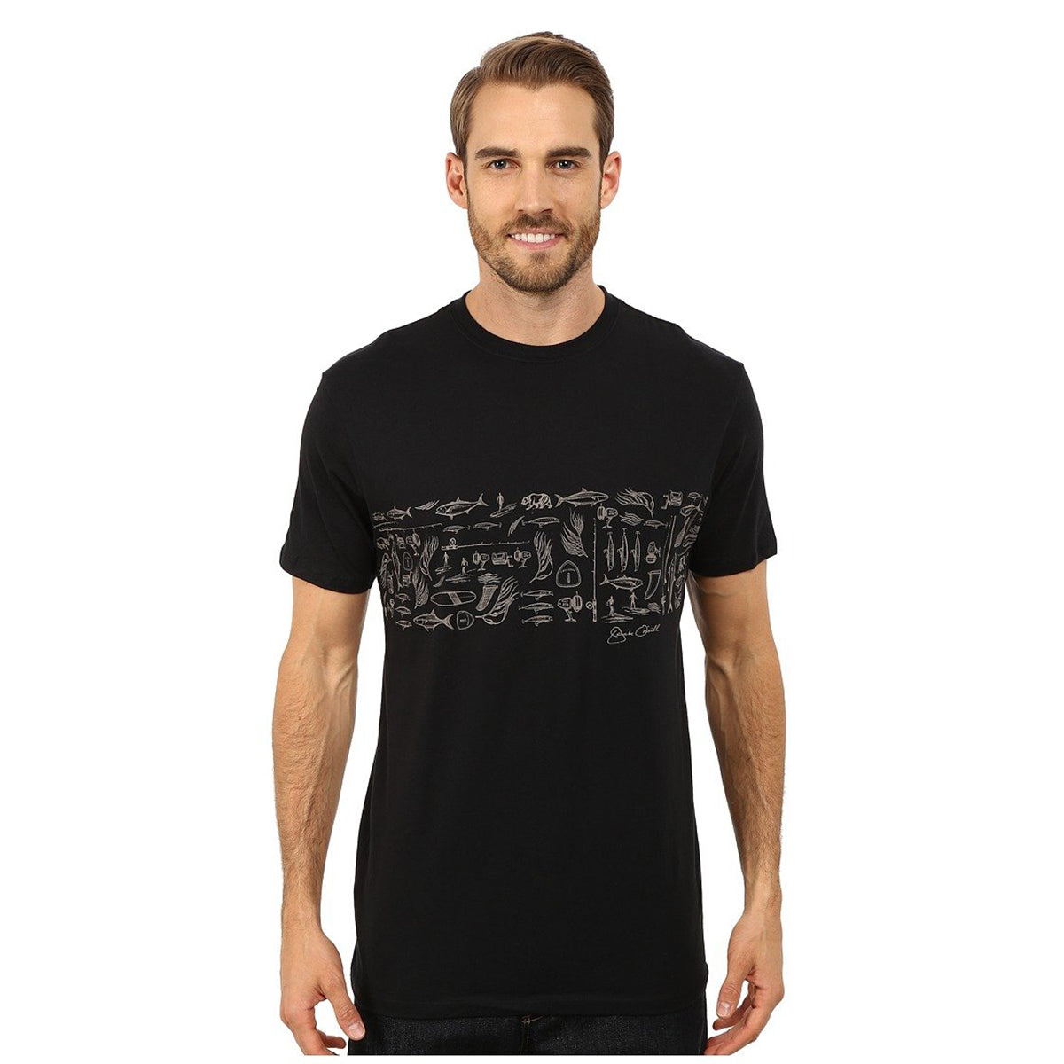 O'Neill Fishtales Men's Short-Sleeve Shirts - Black